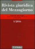 Rivista giuridica del Mezzogiorno (2016). 1.