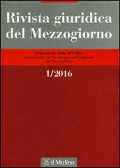 Rivista giuridica del Mezzogiorno (2016). 1.