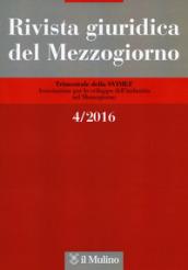 Rivista giuridica del Mezzogiorno (2016). 4.