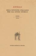 Annali dell'Istituto italiano per gli studi storici (2016). Vol. 29