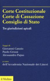 Corte Costituzionale, Corte di Cassazione. Consiglio di Stato. Tre giurisdizioni apicali