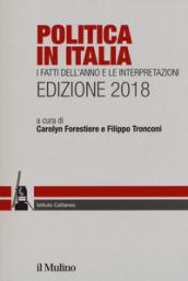 POLITICA IN ITALIA -edizione 2018