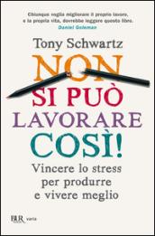 Non si può lavorare così! Vincere lo stress per produrre e vivere meglio