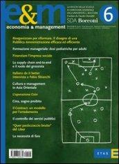 Economia & management. 6.