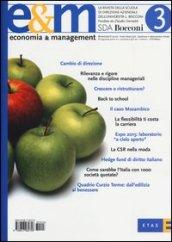 Economia & management. 3.