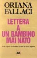 Lettera a un bambino mai nato