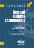 Elementi di diritto costituzionale