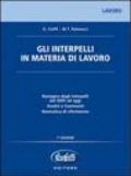 Interpelli in materia di lavoro (Gli)