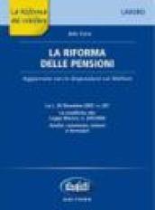 La riforma delle pensioni