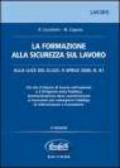 La formazione alla sicurezza sul lavoro