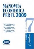 Manovra economica per il 2009