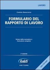 Formulario del rapporto di lavoro. Con CD-ROM