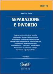 SEPARAZIONE E DIVORZIO Regime patrimoniale della famiglia. Obbligazioni derivanti dal matrimonio. Affidamento condiviso e monogenitoriale.