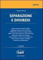 SEPARAZIONE E DIVORZIO Regime patrimoniale della famiglia. Obbligazioni derivanti dal matrimonio. Affidamento condiviso e monogenitoriale.