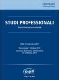 Studi professionali. Testo Unico contrattuale