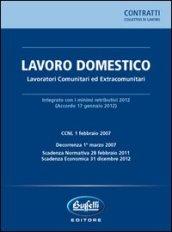 Lavoro domestico. Lavoratori comunitari ed extracomunitari