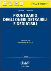 Prontuario degli oneri detraibili e deducibili