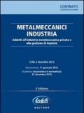 Metalmeccanici industria. Addetti all'industria metalmeccanica privata e alla gestione degli impianti