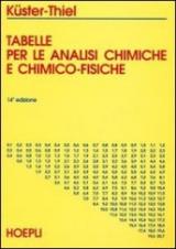 Tabelle per le analisi chimiche e chimico-fisiche.