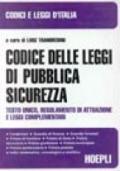 Codice delle leggi di pubblica sicurezza