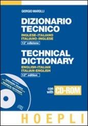 Dizionario tecnico inglese-italiano, italiano-inglese. Con CD-ROM