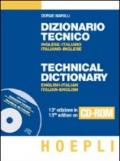 Dizionario tecnico inglese-italiano, italiano-inglese. CD-ROM
