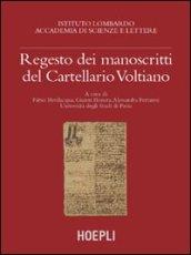 Regesto dei manoscritti del cartellario voltiano