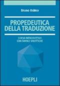 Propedeutica della traduzione