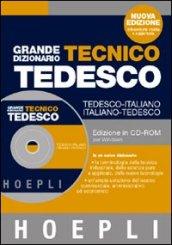Grande dizionario tecnico tedesco. Tedesco-italiano, italiano-tedesco. CD-ROM