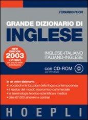 Grande dizionario di inglese. Inglese-italiano, italiano-inglese. Con CD-ROM