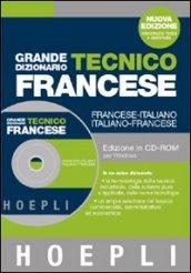 Grande dizionario tecnico francese. Francese-italiano, italiano-francese. CD-ROM