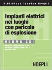 Impianti elettrici nei luoghi con pericolo di esplosione. Norme CEI