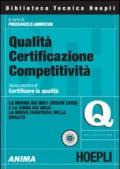 Qualità certificazione competitività. La norma ISO 9001 (Vision 2000) e la guida ISO 9004: la nuova frontiera della qualità. Con CD-ROM