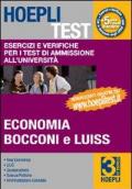 Hoepli test. Vol. 3: Esercizi e verifiche per i test di ammissione all'università. Economia, Bocconi e Luiss.