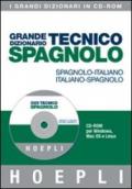 Grande dizionario tecnico spagnolo. Spagnolo-italiano, italiano-spagnolo. CD-ROM. Ediz. bilingue