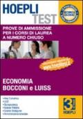 Hoepli test. Prove di ammissione per i corsi di laurea a numero chiuso. 3.Economia, Bocconi e Luiss