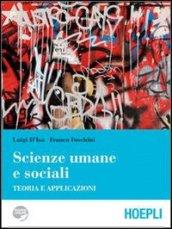 Scienze umane e sociali. Teoria e applicazioni