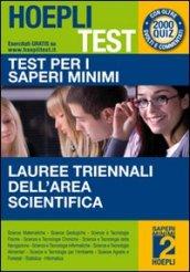 Hoepli test. Test per i saperi minimi. Per le lauree triennali dell'area scientifica: 2