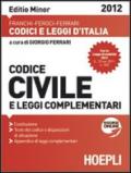 Codice civile 2012. Ediz. minore