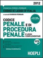 Codice penale e di procedura penale 2012