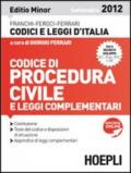 Codice di procedura civile e leggi complementari. Ediz. minore