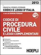 Codice di procedura civile e leggi complementari. Ediz. minore