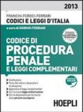 Codice di procedura penale e leggi complementari