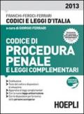 Codice di procedura penale e leggi complementari. Ediz. minore