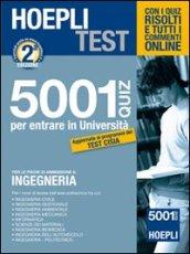 Hoepli test. 5001 Quiz per le prove di ammissione a ingegneria