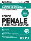 Codice penale e leggi complementari. Ediz. minore