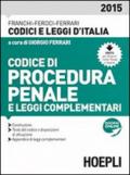 Codice di procedura penale e leggi complementari 2015