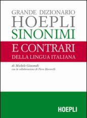 Grande dizionario Hoepli sinonimi e contrari della lingua italiana