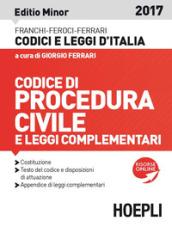 Codice di procedura civile e leggi complementari. Ediz. minore