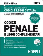 Codice penale e leggi complementari. Ediz. minore